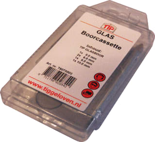 TIP - Glasboor Boor Cassette 5Dlg Kk