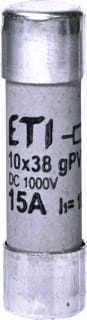 ETI Elektro Element - Cilindrische zekering Hk Cyl.Zek. Ch 10X38 15A 1000V