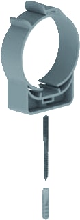 Burgerhout - Eenbandsbeugel Fixatiebeugel 60Mm Grijs