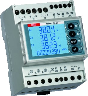 IME - NEMO96HD+ 80-690V Elektriciteitsmeter nemod4-le 5a/3fn din+mod