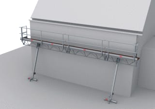 Altrex - Modulaire Triangelbrug Steiger mtb 9m h=3-5m
