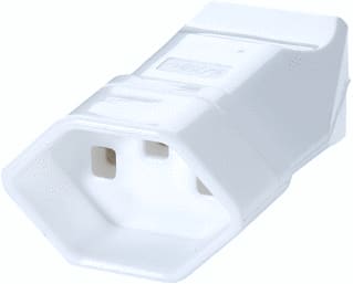Martin Kaiser - Koppelcontactstop (geaard) kopcontstop ra j t23 wit