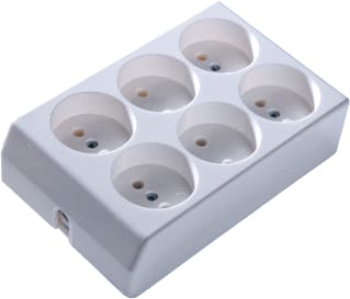 Martin Kaiser - Contactdooscombinatie contdsinatie 6v onaard wit