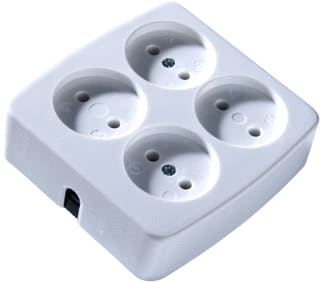 Martin Kaiser - Contactdooscombinatie Stopcont 4F Z Besch 10A
