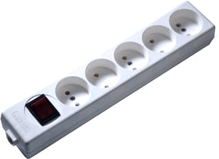 Martin Kaiser - Contactdooscombinatie contds 5v onaard schak wit
