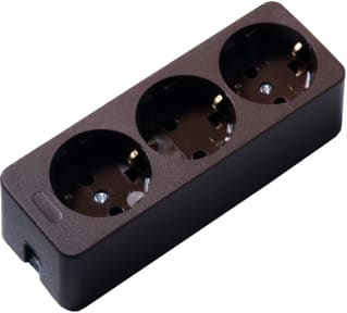Martin Kaiser - Contactdooscombinatie contdsinatie 3v ra bruin