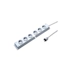 Martin Kaiser - Contactdooscombinatie contdsinatie 6v ra wit 1,5m