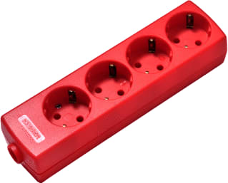 Martin Kaiser - Contactdooscombinatie contdsinatie 4v ra rood