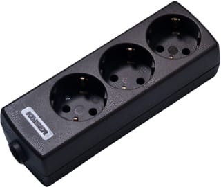 Martin Kaiser - Contactdooscombinatie contdsinatie 3v ra bruin