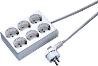 Martin Kaiser - Contactdooscombinatie Contdsinatie 6V Ra Wit 1,5M