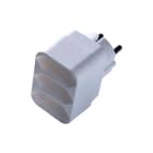Martin Kaiser - Reisstekker Verloopstek Ongeaard 3V Wit