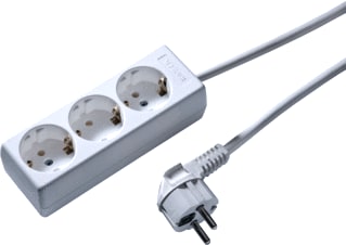 Martin Kaiser - Contactdooscombinatie Contdsinatie 3V Ra Wit 1,5M