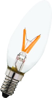 Bailey - Wave LED-lamp Led Kaars E14 3W Dim