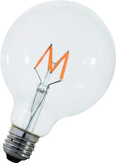 Bailey - Wave LED-lamp Led G95 E27 3W Dim
