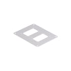 OBO - ISS Voet aansluitzuil bodempl 200x160x3 wit