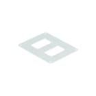 OBO - ISS Voet aansluitzuil bodempl 200x160x3 witalu