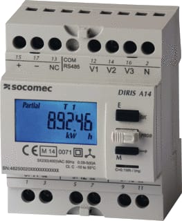 Socomec - DIRIS A14 Multifunctionele paneelmeter Rs485+Mid