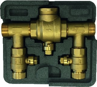 Nibe - Toebeh./onderdelen voor warmtepomp Kb R25, Vul-/Aftapset G25