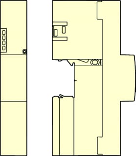 Socomec - Diris Digiware Meet modules Stroommeetwaarde-omvormer D.Ware I-45 Analyse 2I/O