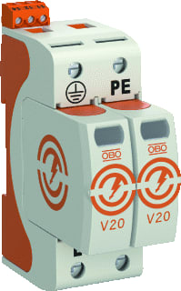 OBO - Netoverspanningsbeveiliging oversp v20 2p 280v ds