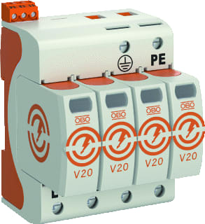 OBO - Netoverspanningsbeveiliging Oversp V20 4P 280V Ds
