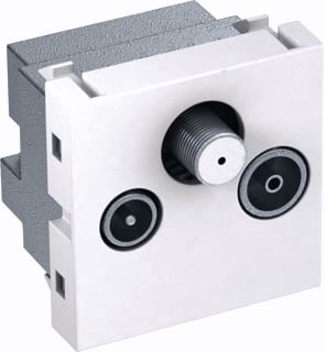 OBO - Antennecontactdoos Antenne Stekkerdoos Radio