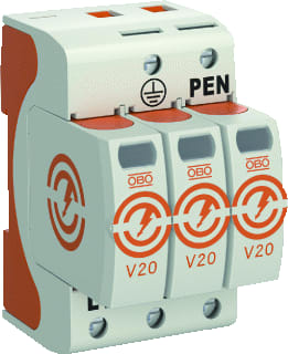 OBO - Netoverspanningsbeveiliging oversp v20 3p 150v      ds
