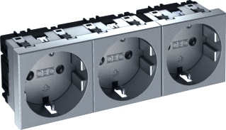 OBO - Wandcontactdoos (WCD schakelmat.) wcd schuko 3x 250v 10/16a