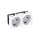OBO - Wandcontactdoos (WCD schakelmat.) wcd schuko 2x 250v 10/16a