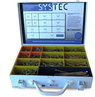 Systec - Assortimentsdoos bevestigingsmat. Asskffr Spnplt