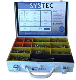 Systec - Assortimentsdoos bevestigingsmat. Asskoffer Spnplt Tx