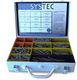 Systec - assortimentsdoos bevestigingsmat. ASSKFFR NYLON PLUG