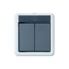 Gira - Spatwaterdicht opbouw Busaankoppeling bussysteem Drukc 2V 2Pt Ip44 Knx