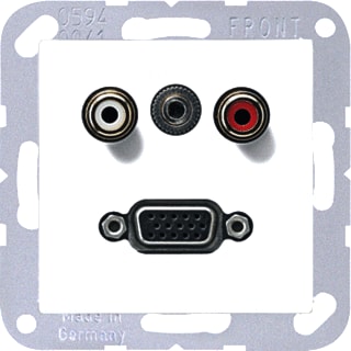 Jung - Multifunctionele verbindingsdoos afd a500 ant aud/jack/vga