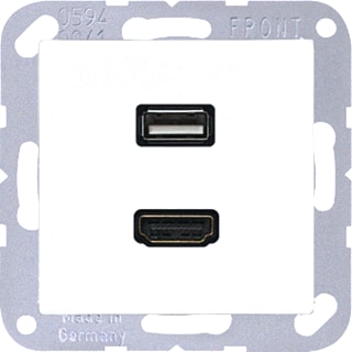 Jung - Multifunctionele verbindingsdoos Afd A500 Ant Hdmi/Usb