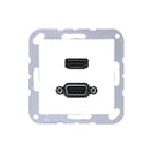 Jung - Multifunctionele verbindingsdoos Afd. A500 Antra Hdmi/Vga