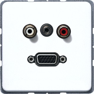 Jung - Multifunctionele verbindingsdoos media macd1072ww
