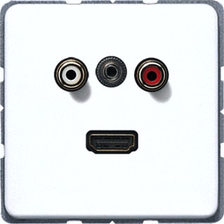 Jung - Multifunctionele verbindingsdoos media macd1082ww