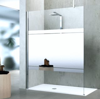 Novellini - Kuadra H Inloopdouche 40 H.Glas Chroom