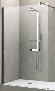 Novellini - Kuadra H Inloopdouche H50 47-50 Hglas Ch