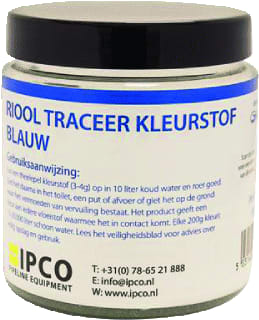 Fernco - Drain Dye Kleurpoeder 200Gr Blauw