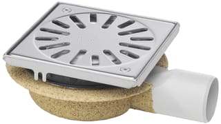 Aquaberg - 4016 Vloerput met 1 aansluiting 4016146Ras