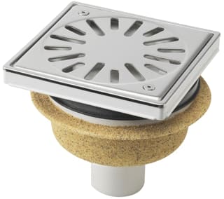 Aquaberg - 4015 Vloerput met 1 aansluiting 4015Ras-316