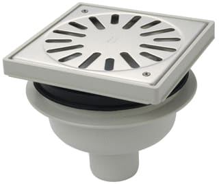 Aquaberg - 4015 Vloerput met 1 aansluiting 4015S-316
