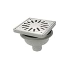 Aquaberg - 4015 Vloerput met 1 aansluiting 150 V/H Put+Opz Rvs Rnd/Rst