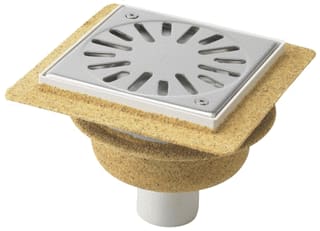Aquaberg - 4015 Vloerput met 1 aansluiting 4015146Fas