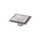 Aquaberg - Renovatie Vloerput met 1 aansluiting Rvs Renoput150Inb+Stft+Afsl