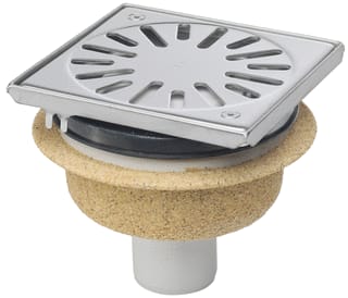 Aquaberg - 4015 Vloerput met 1 aansluiting 4015146Ras