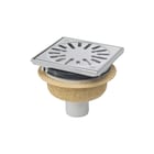 Aquaberg - 4015 Vloerput met 1 aansluiting 4015146Ras