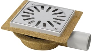 Aquaberg - 4016 Vloerput met 1 aansluiting 4016146Fas